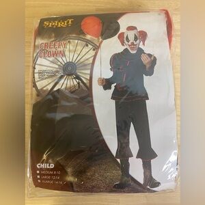 Spirit Halloween Kids Creepy Clown Costume